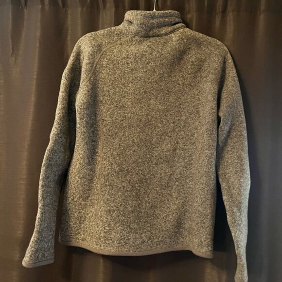 Patagonia Gray Quarter-Zip Fleece Pullover Better Sweater - Picture 4 of 8